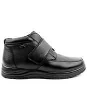 G Comfort Mens Waterproof Strap Boot - Black Leather - 42 image