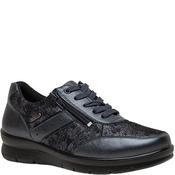 G Comfort Womens Extrawide Fit Lace Shoe - Blue Metallic - 37