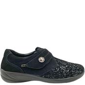 G Comfort Womens Waterproof Velcro Shoe - Black Nubuck - 41 image