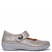 G Comfort Womens Wedge Strap Shoe - Mint Snake - 38