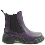 Heavenly Feet Womens Zip Chelsea Boot - Purple - 8 image