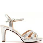 Lunar Womens Mid Heel - Silver - Uk 4 image