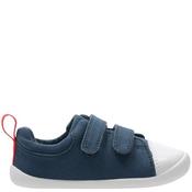 Clarks Kids Strap Shoe - Navy - Uk J4