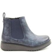 Heavenly Feet Womens  Zip Chelsea Boot - Navy - 4 image