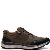 G Comfort Mens Zip Lace Trainer - Brown - 43 image