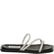Steve Madden Womens Slide Sandal - Black Silver - Uk 4