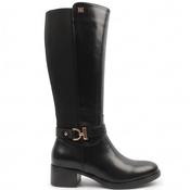Susst Womens Ankle Strap High Leg Boot - Black - 37 image