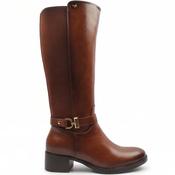 Susst Womens Ankle Strap High Leg Boot - Tan - 37 image