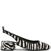Steve Madden Womens Low Heel Sandal - Black Zebra - 40 image