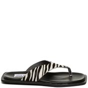 Steve Madden Womens Toe Post Sandal - Zebra - 39 image
