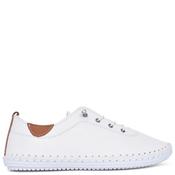 Lunar Womens Cord Slip On Shoe - White - 8