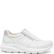 G Comfort Womens Zip Lace Trainer - White - 37 image