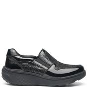 G Comfort Womens Waterproof Slip On Shoe - Black Patent - 36