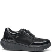 G Comfort Womens Side Zip Trainer - Black Patent - 40 image