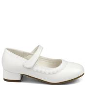 Dubarry Girls Strap Communion Shoe - White - Eu32/K13