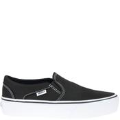 Vans Womens Asher Platform Trainer - Black - Uk 4