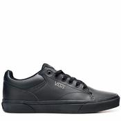 Vans Mens Seldan Lace Trainer Black Leather in Roscommon
