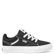 Vans Kids Seldan Lace Trainer - Black White - Uk J2