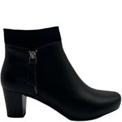Redz Womens Zip Ankle Boot - Black - 39 image