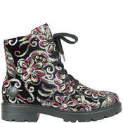 Rieker Womens Zip Lace Ankle Boot - Black Multi - 40 image