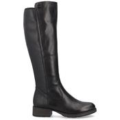 Rieker Womens Zip High Leg Boot - Black - 36