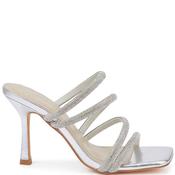 Truffle Womens Mid Heel - Silver - 3 image