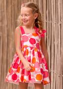 Mayoral 3924 Asymetric Flower Dress • Pauls of Kilkenny