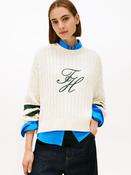 Tommy Hilfiger WW0WW47633 TEXTURED GRAPHIC C-N • Pauls of Kilkenny