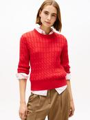 Tommy Hilfiger WW0WW47644 CO CABLE MID GG C-NK • Pauls of Kilkenny