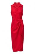 Salsa 21011092 SLEEVELESS WRAP LINEN DRESS • Pauls of Kilkenny image
