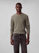 Calvin Klein LV040EM217 LS WAFFLE BADGE CREW • Pauls of Kilkenny