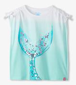 Hatley S26ASK1426 Mermaid Tail Cinched Shoulder Top • Pauls of Kilkenny image