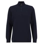 Barbour MKN1717 Essential Honeycomb Half Zip Sweater • Pauls of Kilkenny