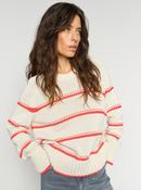 Mos Mosh 176680 MMRola Bine Stripe Crewneck Knit • Pauls of Kilkenny