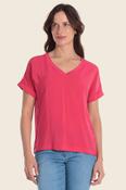 Gerry Weber N61258 V Neck T-Shirt • Pauls of Kilkenny image