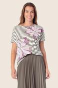 Gerry Weber N61713 Striped T-Shirt • Pauls of Kilkenny image