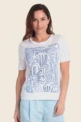 Gerry Weber N61764 Front Printed T-Shirt • Pauls of Kilkenny image