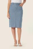 Gerry Weber N65618 Denim Striped Skirt • Pauls of Kilkenny image
