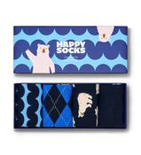 Happy Socks 4-Pack Polar Blue Socks Gift Set P004674 • Pauls of Kilkenny image