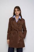 Salsa 21010380 Suede Trench Coat • Pauls of Kilkenny image