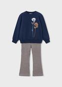 Mayoral 4.738 Printed fleece leggings set • Pauls of Kilkenny image