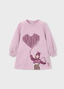 Mayoral 4.914 Graphic print fleece dress • Pauls of Kilkenny image