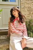 White Stuff 446736 Stripe Henley Jumper • Pauls of Kilkenny image