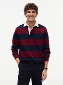 Tommy Hilfiger MW0MW45692 Essential Stripe Rugby Top • Pauls of Kilkenny image
