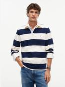 Tommy Hilfiger MW0MW45692 Essential Stripe Rugby Shirt • Pauls of Kilkenny image