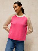 White Stuff 447205 CASHMERE COLOURBLOCK JUMPER • Pauls of Kilkenny image