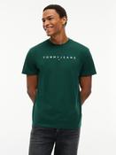 Tommy Jeans DM0DM20744 TJM REG LINEAR LOGO TEE • Pauls of Kilkenny image