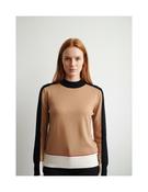 Scorzzo 0226046 COLORBLOCK PERKINS-NECK SWEATER • Pauls of Kilkenny image
