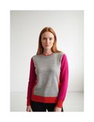 Scorzzo 0226018 PERKINS-NECK INTARSIA SWEATER • Pauls of Kilkenny image