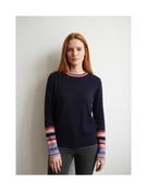 Scorzzo 0226212 JACQUARD-CUFF SWEATER • Pauls of Kilkenny image